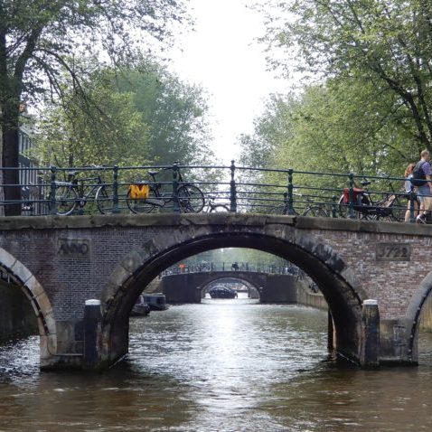 The famous bridges of Amsterdam